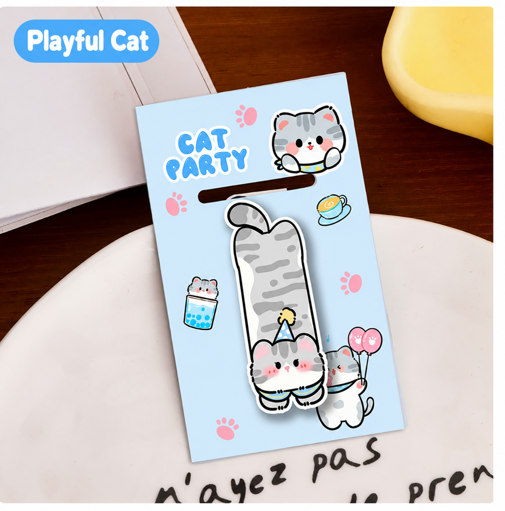 Lounge Pets – Cat & Dog Magnetic Bookmarks | 2 Styles