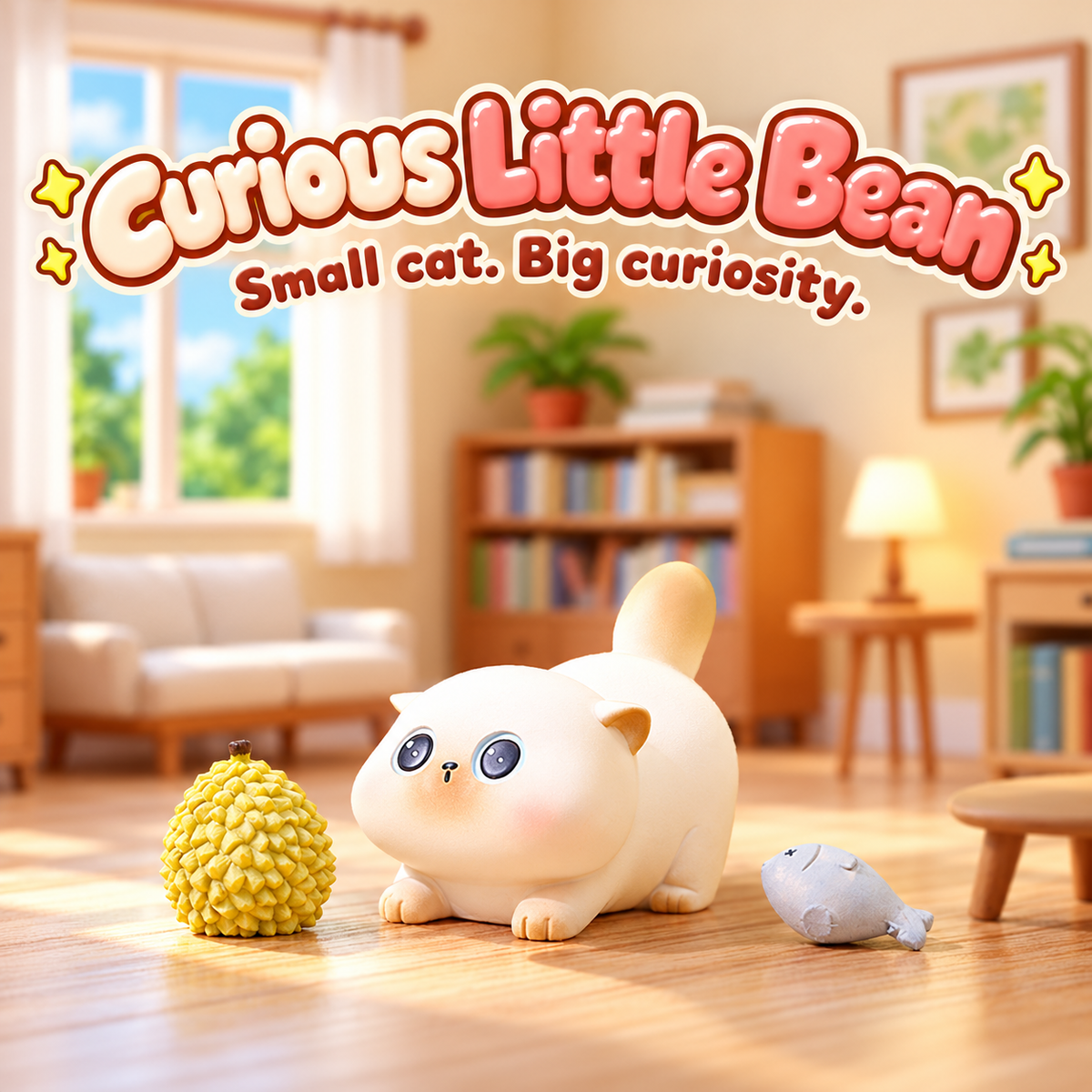 Little Siamese Beans – Cat Blind Box, 4 Designs + Secret