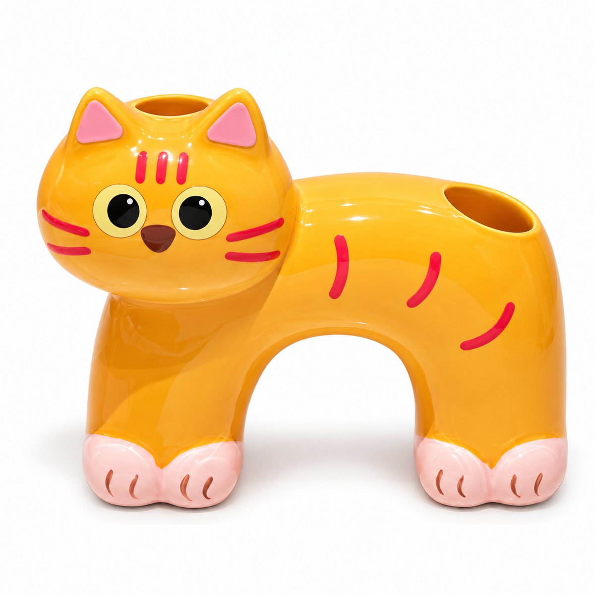 Brush Buddies – Ceramic Cat Toothbrush & Toothpaste Holder | 3 Styles