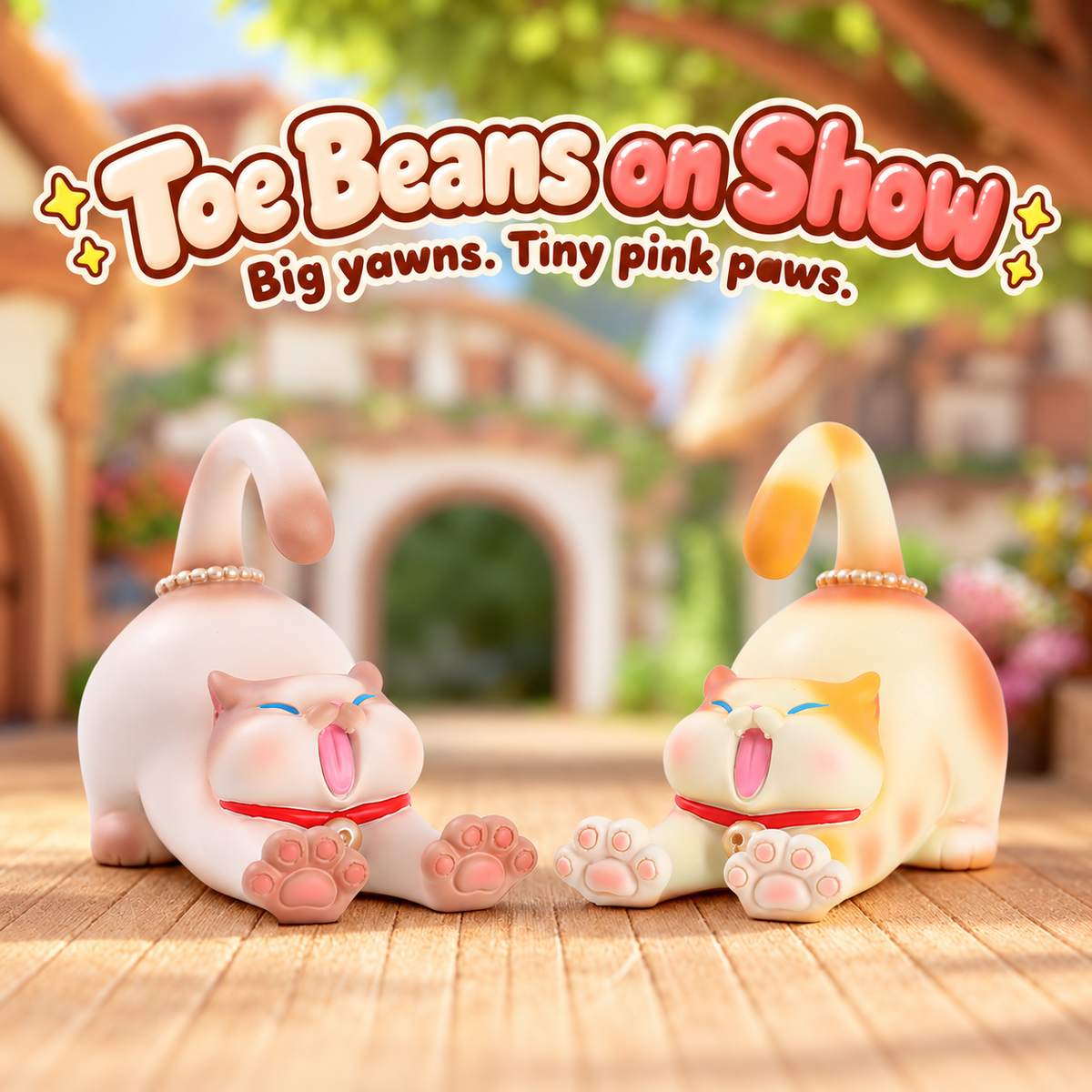 Meow Meow Party – Cat Phone Stand Blind Box, 8 Designs + 2 Secrets