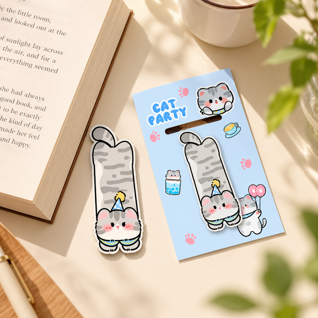 Lounge Pets – Cat & Dog Magnetic Bookmarks | 2 Styles