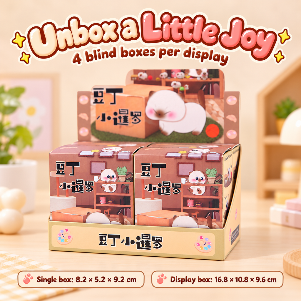 Little Siamese Beans – Cat Blind Box, 4 Designs + Secret