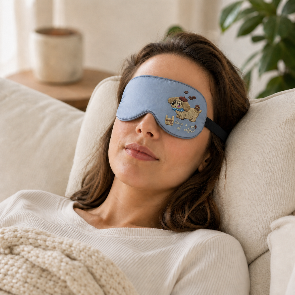 Blackout Hot & Cold Compress Silk Sleep Mask