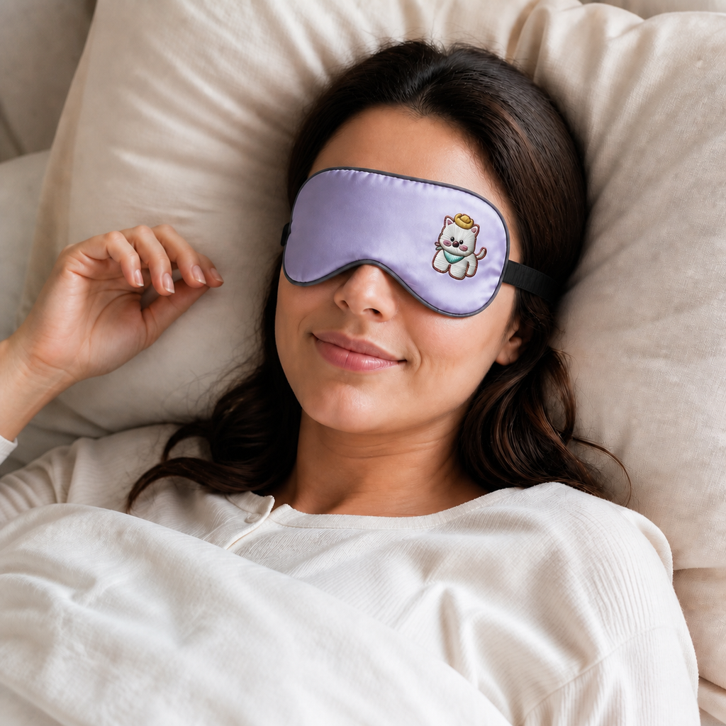 Blackout Hot & Cold Compress Silk Sleep Mask