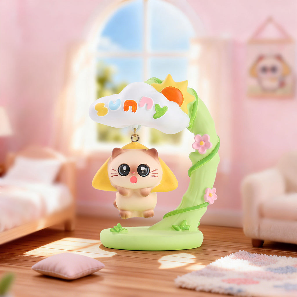 Meow Meow World Blind Box – Cat & Mini Scene Figures, 6 Designs + Secret (1/24)