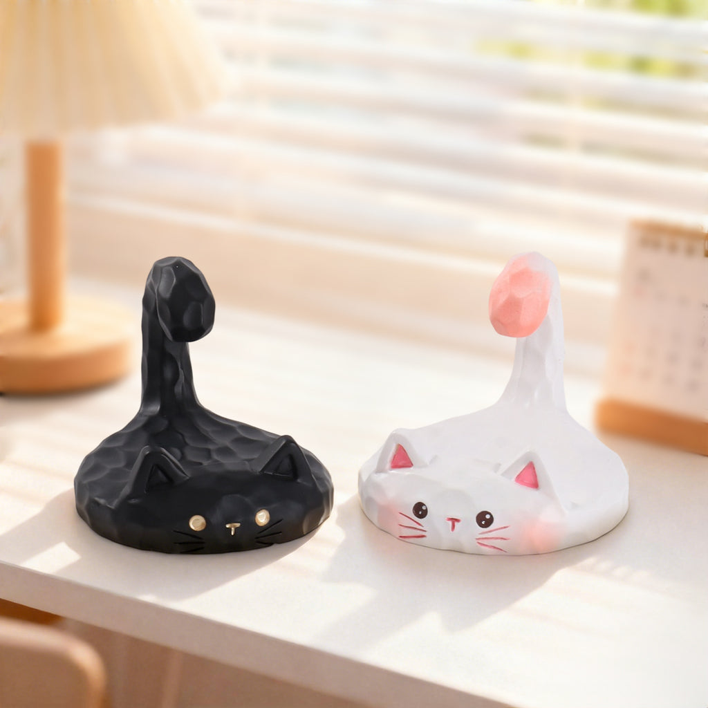 Meow Meow Phone Stand Blind Box – Melted Cat Phone Holder Figures, 6 Designs + Secret (1/24)