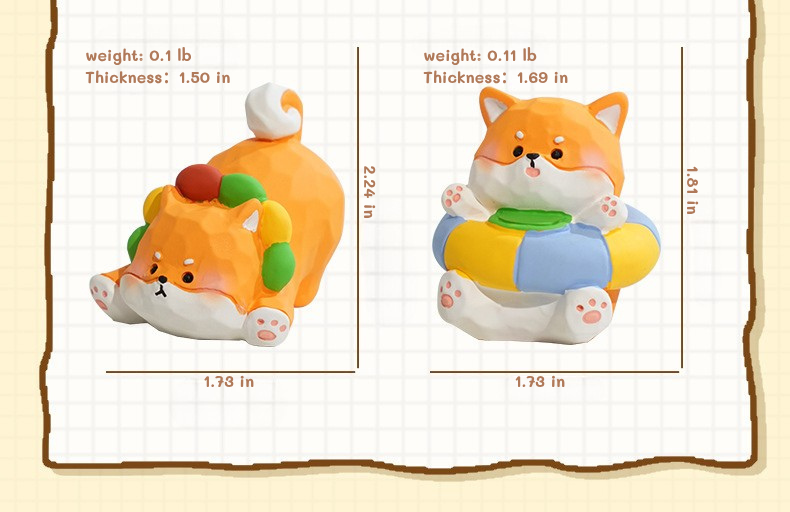 Shiba Inu Blind Box – "Shiba Home Life" Mini Figure Series, Cute Dog Desk Decor (1 Box / Full Set)
