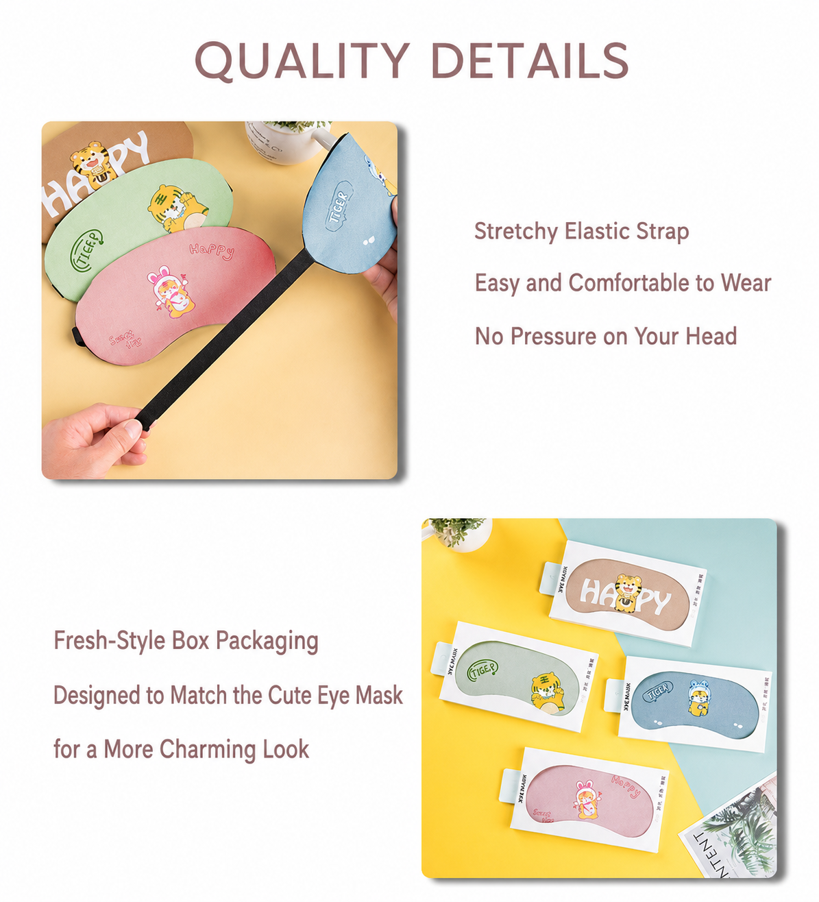 Cotton-Linen Hot & Cold Compress Sleep Mask