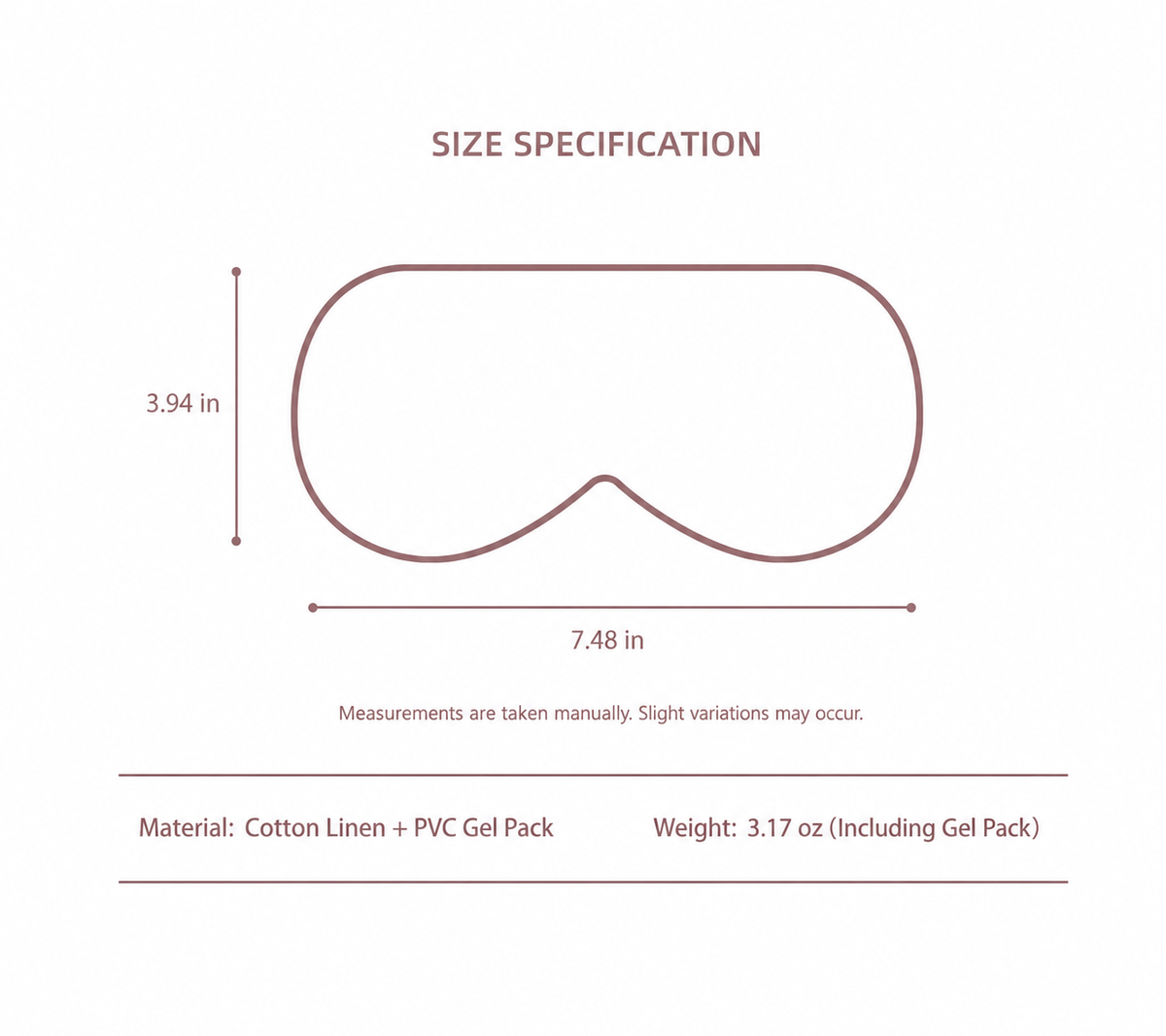 Cotton-Linen Hot & Cold Compress Sleep Mask