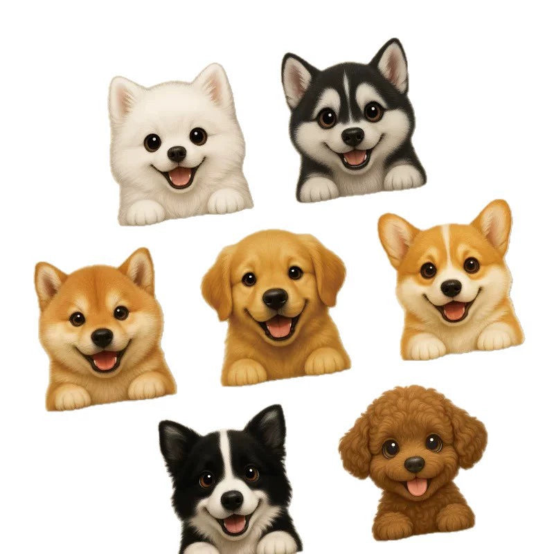 Peeking Pups — Cute Dog Car Decals ｜7 Styles & 2 Sizes