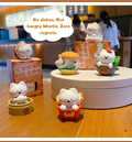 Foodie Westie Mini Figurines – Cute Resin Dog & Food Desk Decor, 6 Styles (Single or Full Set)