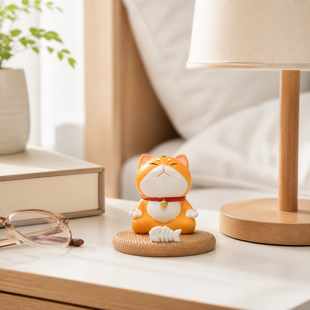 Meditating Cat & Dog Phone Stand