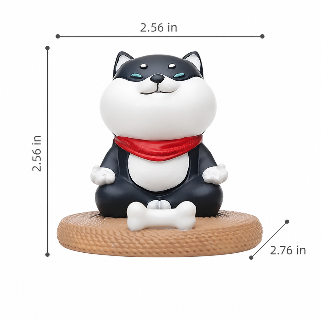 Meditating Cat & Dog Phone Stand