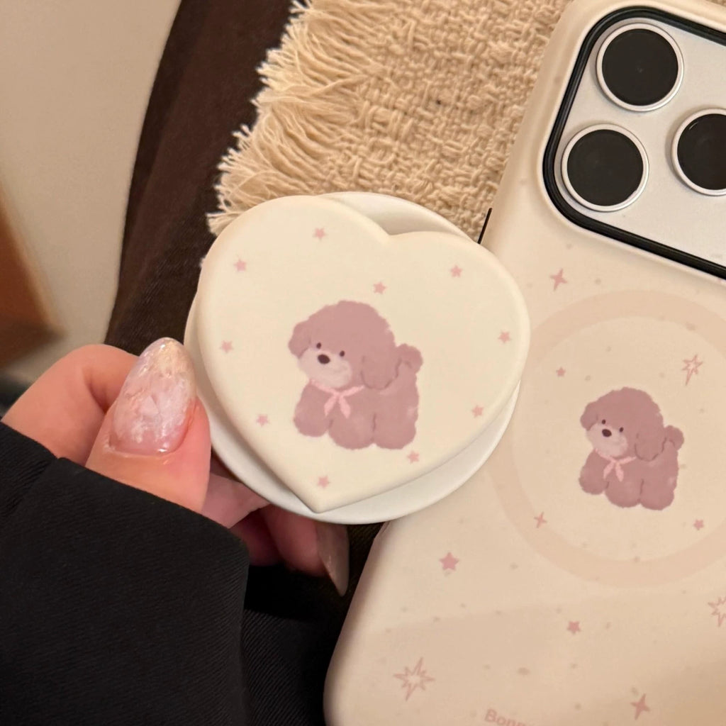 Puppy Drop Magnetic Phone Stand & Grip – Glossy Resin Magnetic Kickstand (14 Styles)