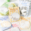 Cute Kitten Sticky Notes | MO-CARD Kitten Series, 30 Sheets, 6 Styles