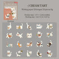 Felt Embroidery Cat & Dog Paper Sticker Flakes – 20 Pcs Stitched(6 Styles)