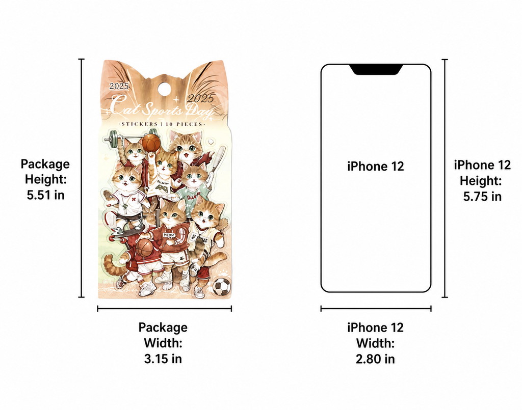 Cute Cat Career Sticker Pack | Paw Club Series, 6 Themes