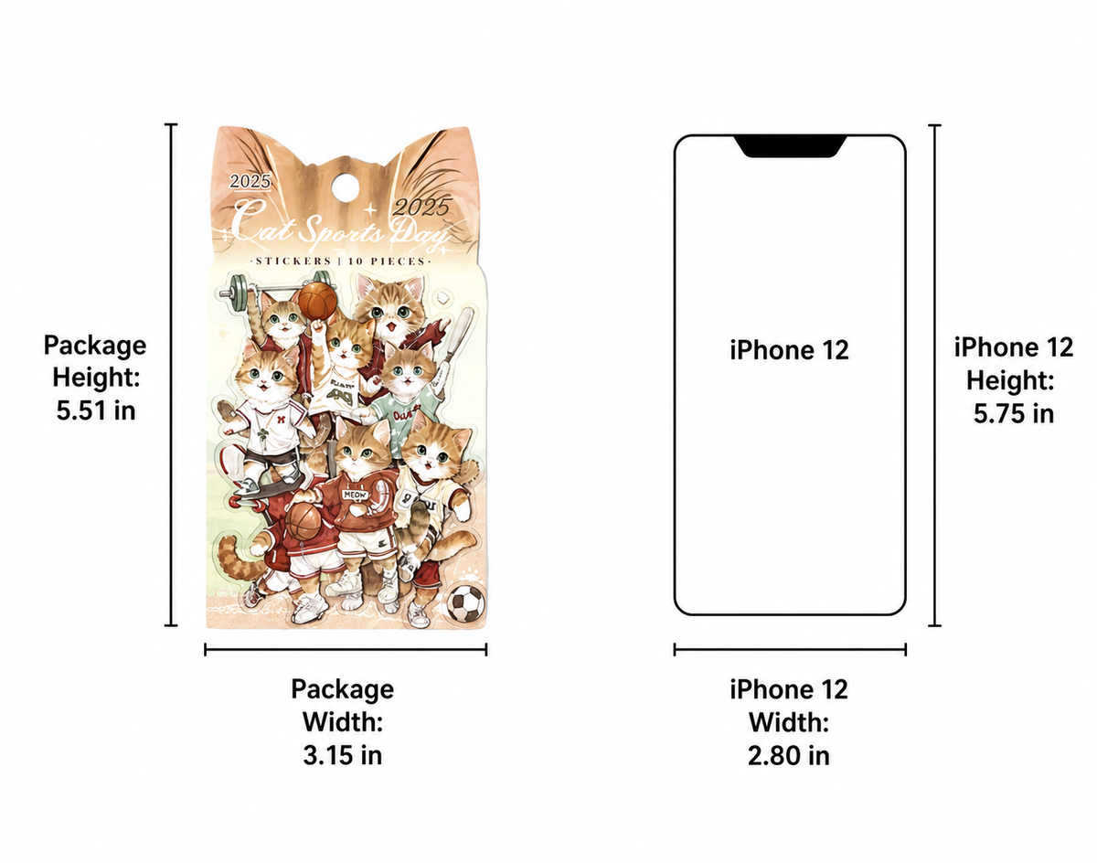 Cute Cat Career Sticker Pack | Paw Club Series, 6 Themes