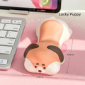 Cute 3D Animal Wrist Rest | Soft PU Ergonomic Wrist Support, 4 Designs