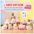 Cozy Cat Club – Flocked Cat Figurine Blind Box, 8 Designs + Secret (1/36)