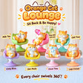 Orange Cat Lounge – 360° Swivel Chair Blind Box, 6 Designs + Secret (1 Box / Full Set)