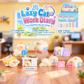 Lazy Cat Work Diary – Cozy Office Cat Blind Box, 6 Designs + Secret (1 Box / Full Set)