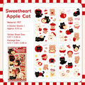 Cute Pet Tea Party Sticker Sheets | 4 sheets per pack, 3 Styles, PET