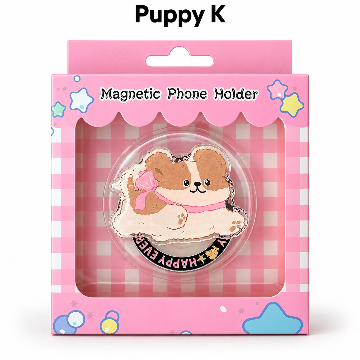 Puppy Drop Magnetic Phone Stand & Grip – Glossy Resin Magnetic Kickstand (14 Styles)