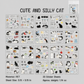 Corner Cats Sticker Sheet Set | 20 sheets per pack, 4 Styles, PET