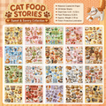 Meow Knit Story Textured Cat Sticker Book | 2 Styles, Copperplate Paper