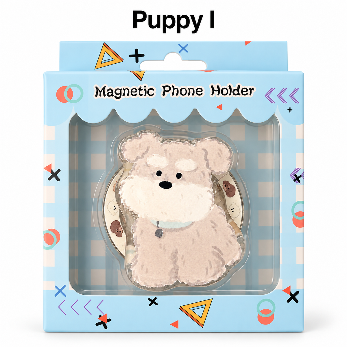 Puppy Drop Magnetic Phone Stand & Grip – Glossy Resin Magnetic Kickstand (14 Styles)