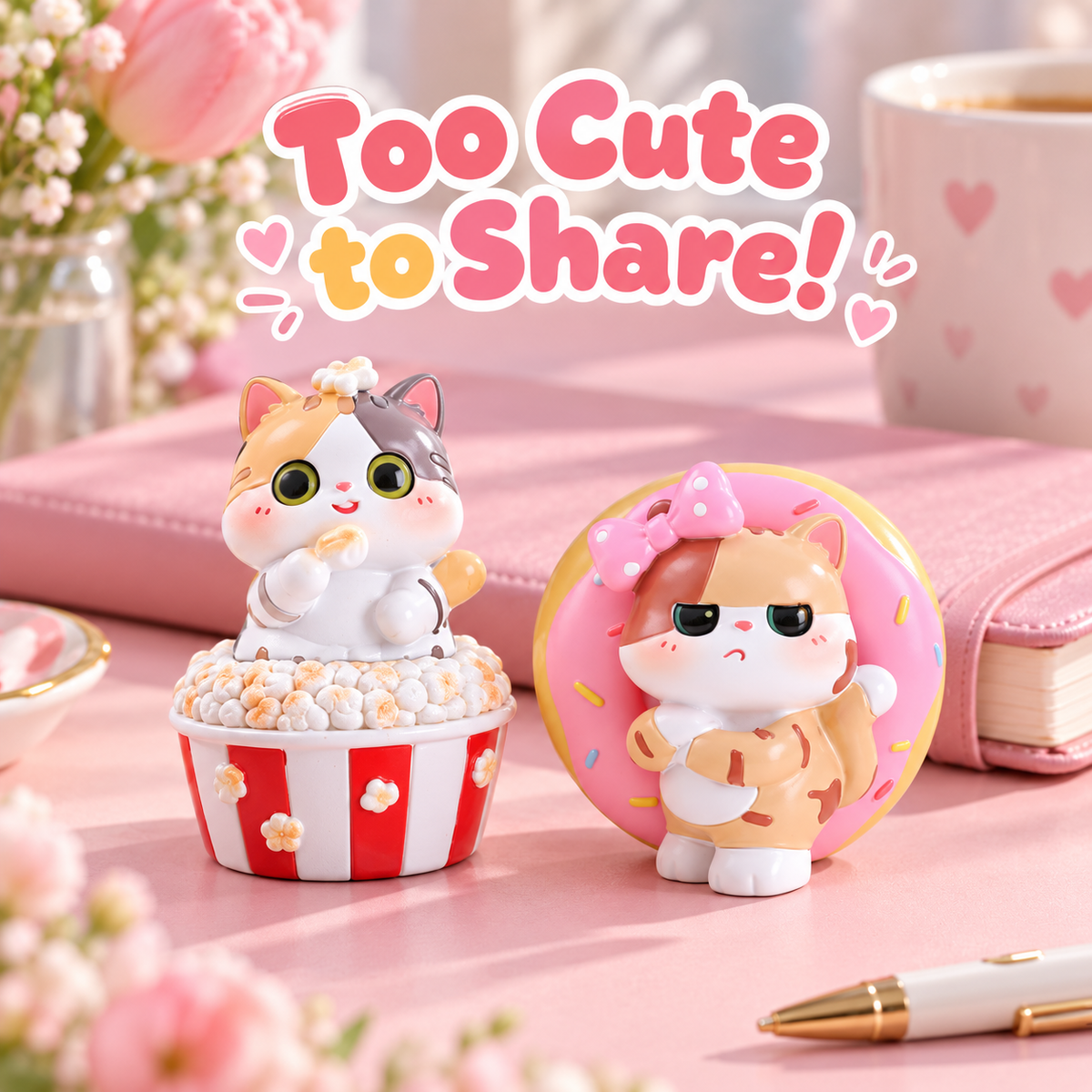 Snacktime Cat Paradise – Foodie Cat Blind Box, 6 Designs + 1 Secret (2%)