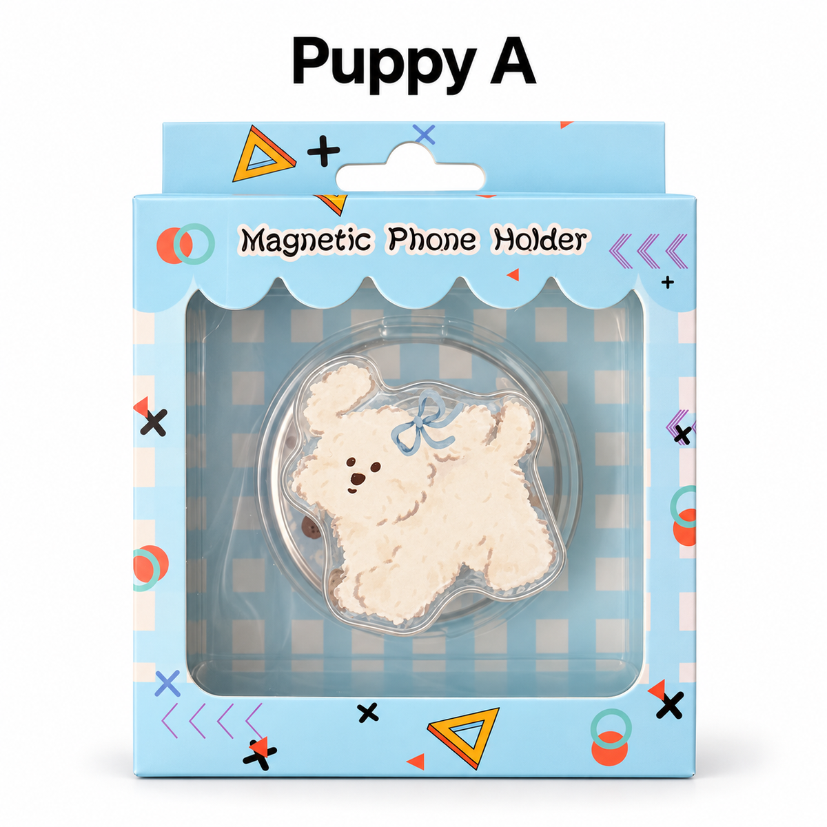 Puppy Drop Magnetic Phone Stand & Grip – Glossy Resin Magnetic Kickstand (14 Styles)