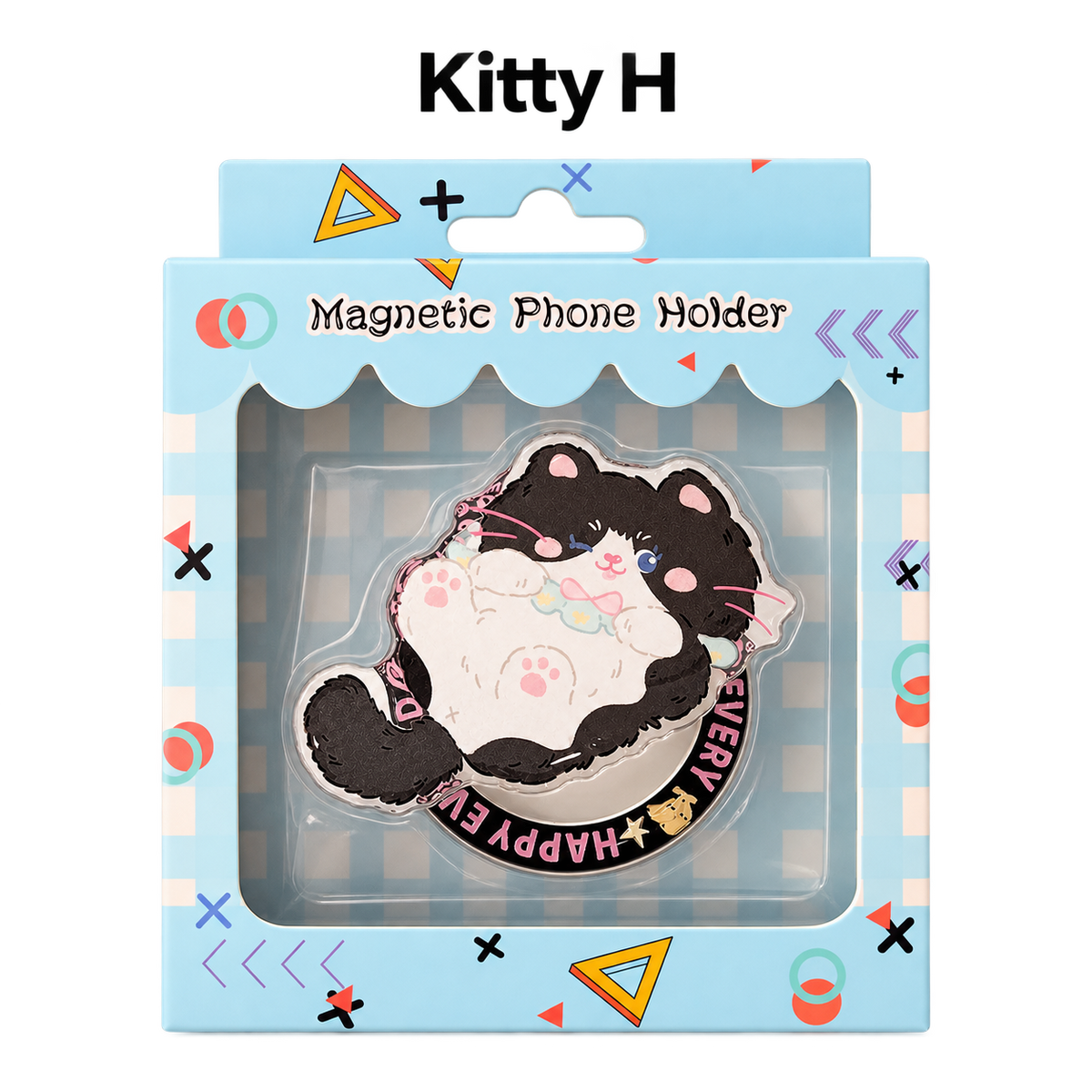 Kitty Drop MagSafe Phone Stand & Grip – Glossy Resin Magnetic Kickstand (8 Styles)