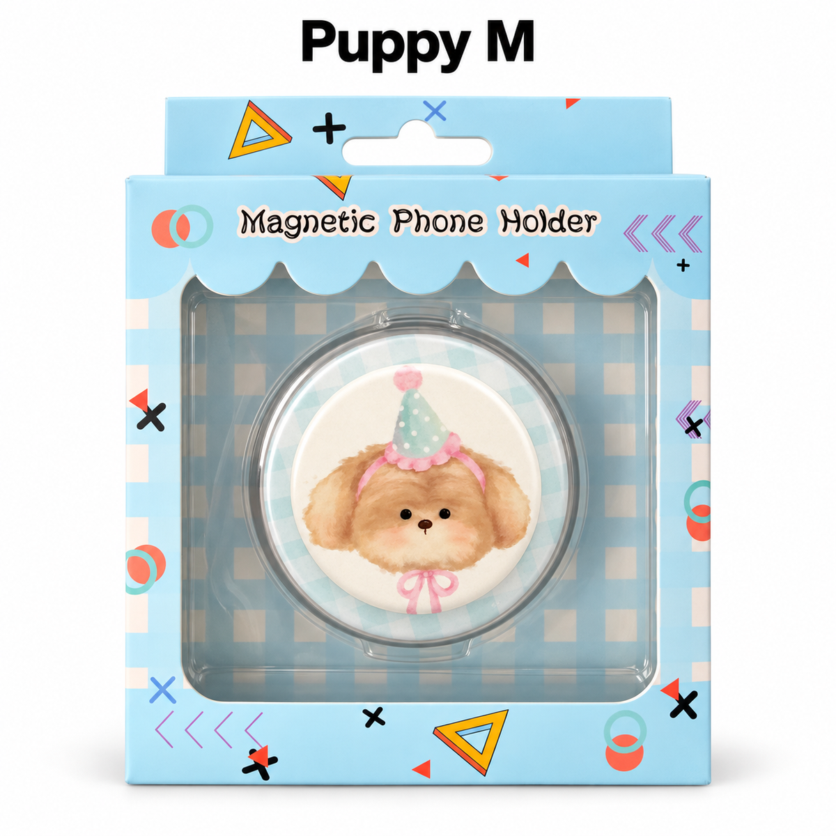 Puppy Drop Magnetic Phone Stand & Grip – Glossy Resin Magnetic Kickstand (14 Styles)