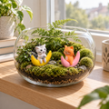 Moonlight Meow – Mini Cat on Crescent Moon Figurine