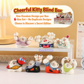 Cheerful Kitty Blind Box – Cute Resin Cat Figurines(1 Box / Full Set)