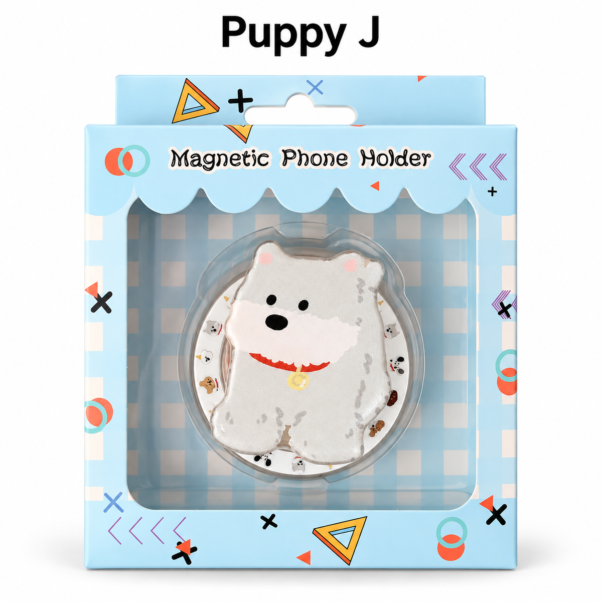 Puppy Drop Magnetic Phone Stand & Grip – Glossy Resin Magnetic Kickstand (14 Styles)