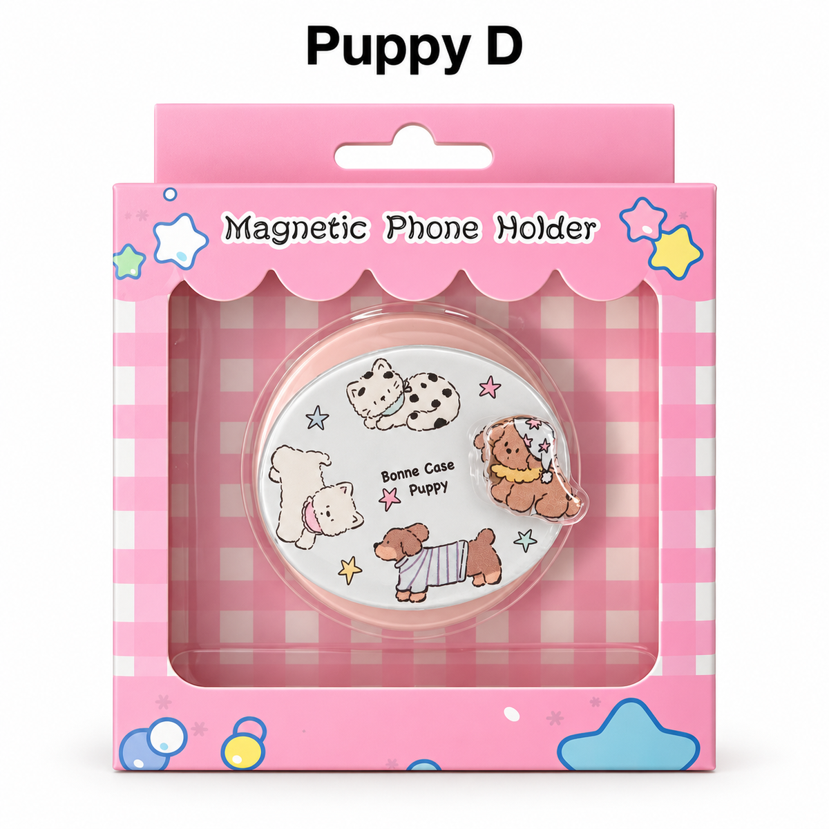 Puppy Drop Magnetic Phone Stand & Grip – Glossy Resin Magnetic Kickstand (14 Styles)