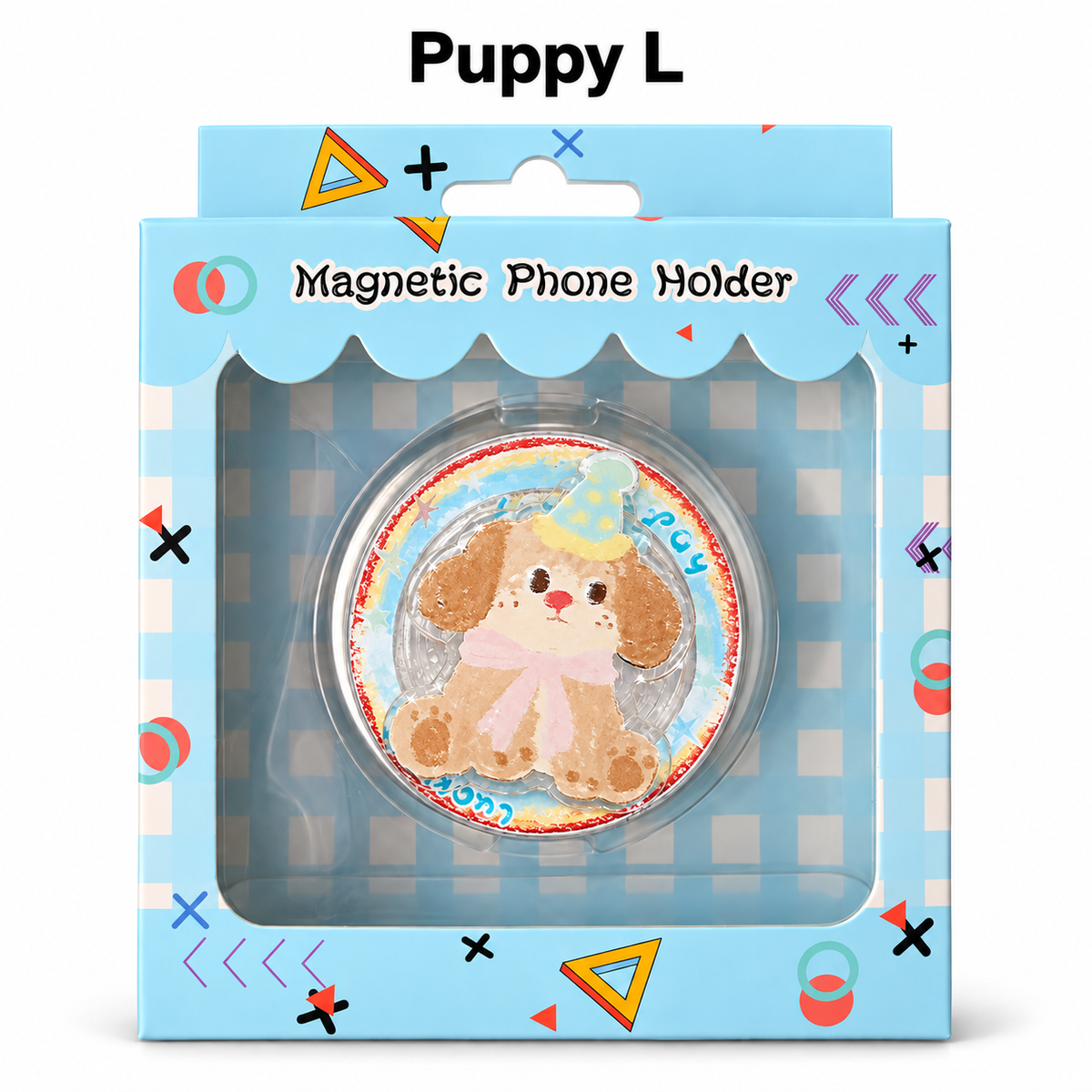 Puppy Drop Magnetic Phone Stand & Grip – Glossy Resin Magnetic Kickstand (14 Styles)