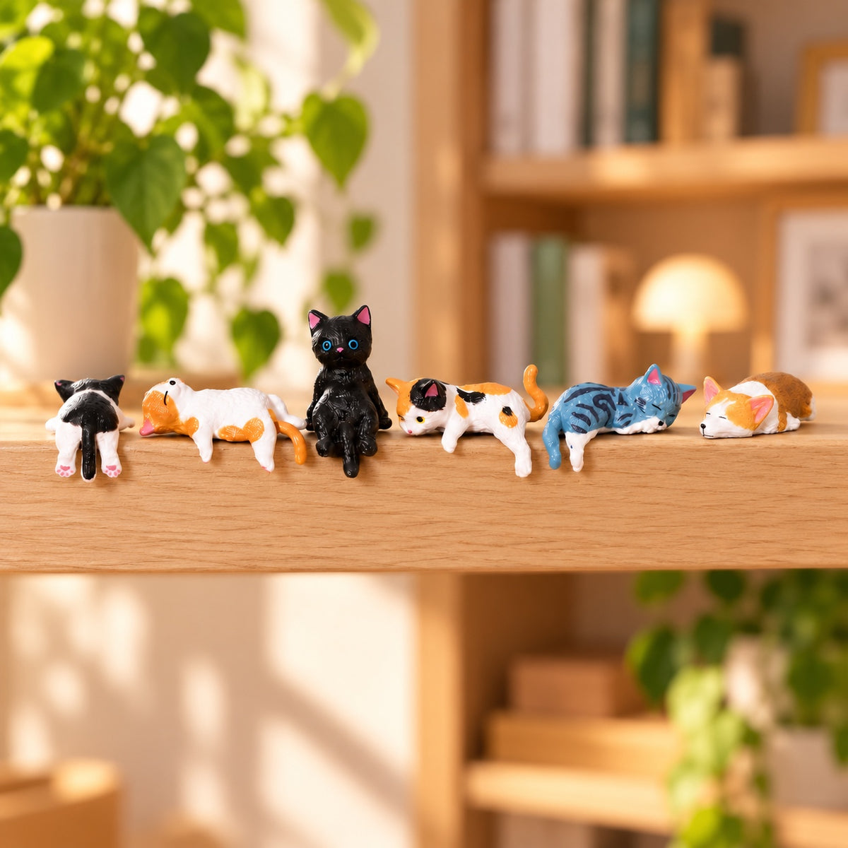 Desk Nap Pals – Mini Cat & Corgi PVC Figurine Sets