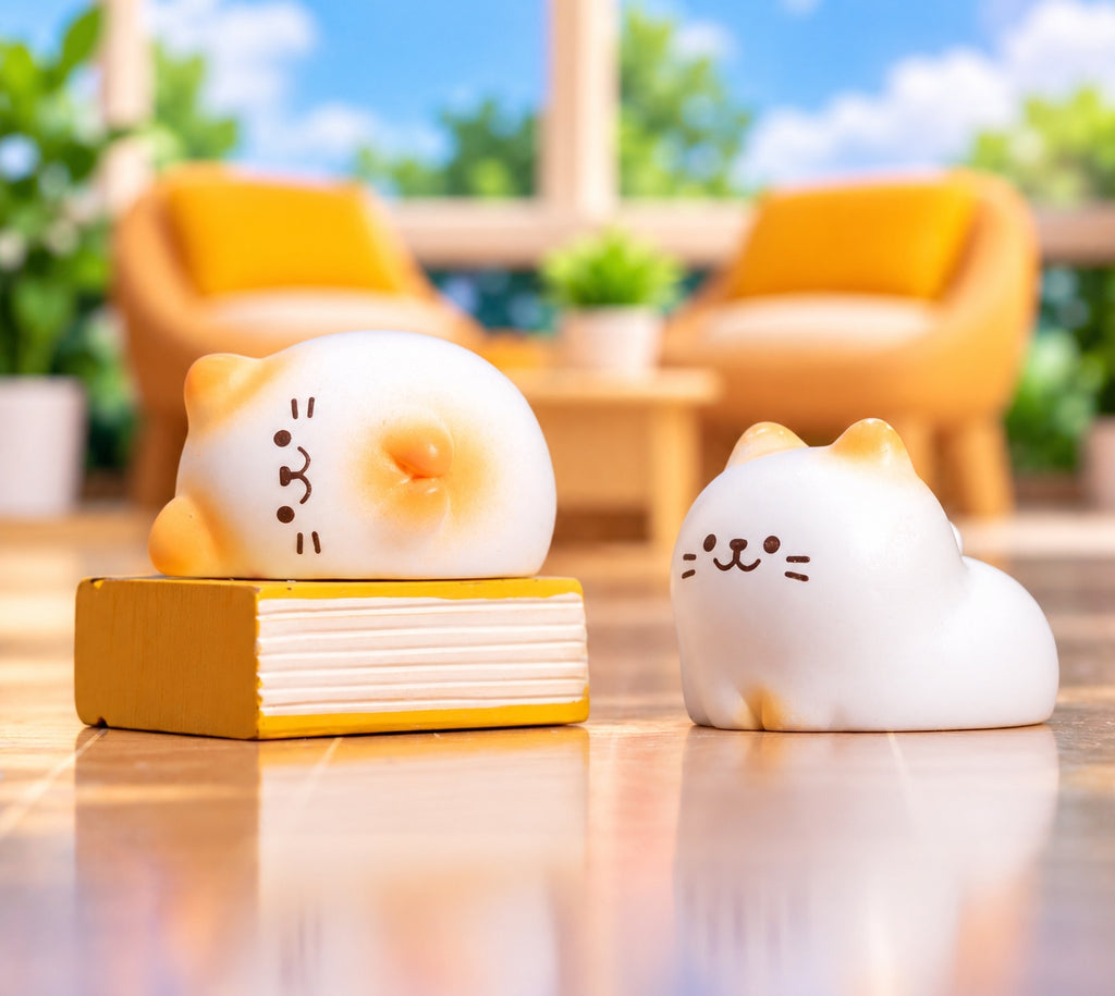 Little Purrs – Mini Resin Cat Figurines | 8-Piece Set