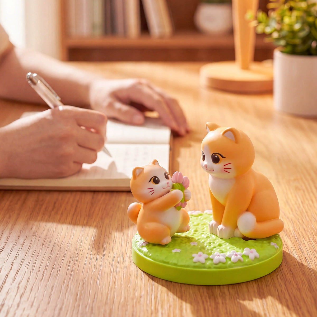 Interactive Spinning Cat Figurine – Cloud & Garden Designs｜2 Styles