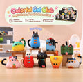 Colorful Cat Club – Playful Shapes Blind Box, 8 Designs + Secret (1 Box / Full Set)