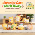 Orange Cat Work Diary – Busy Little Cats Blind Box, 6 Designs + Secret (1 Box / Full Set)