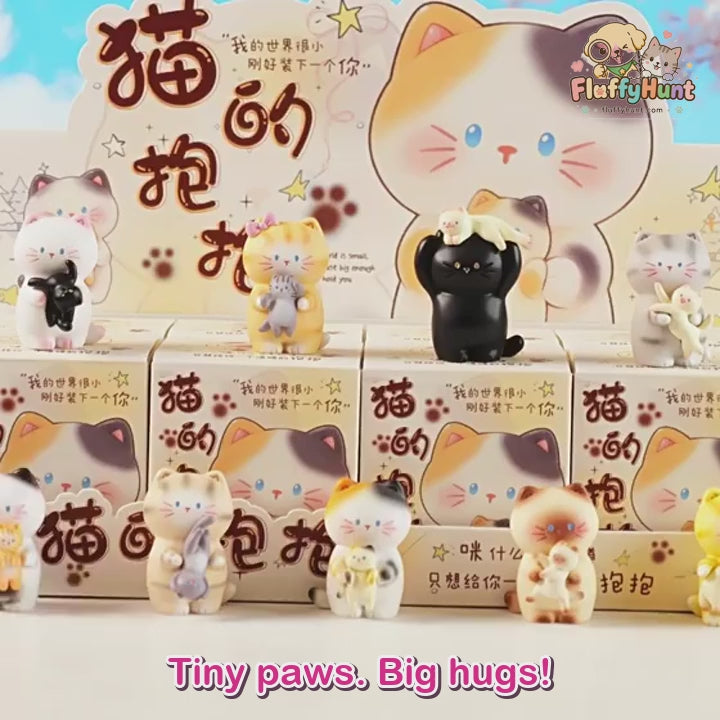Tiny Cat Hugs – Cat Blind Box, 8 Designs + Secret