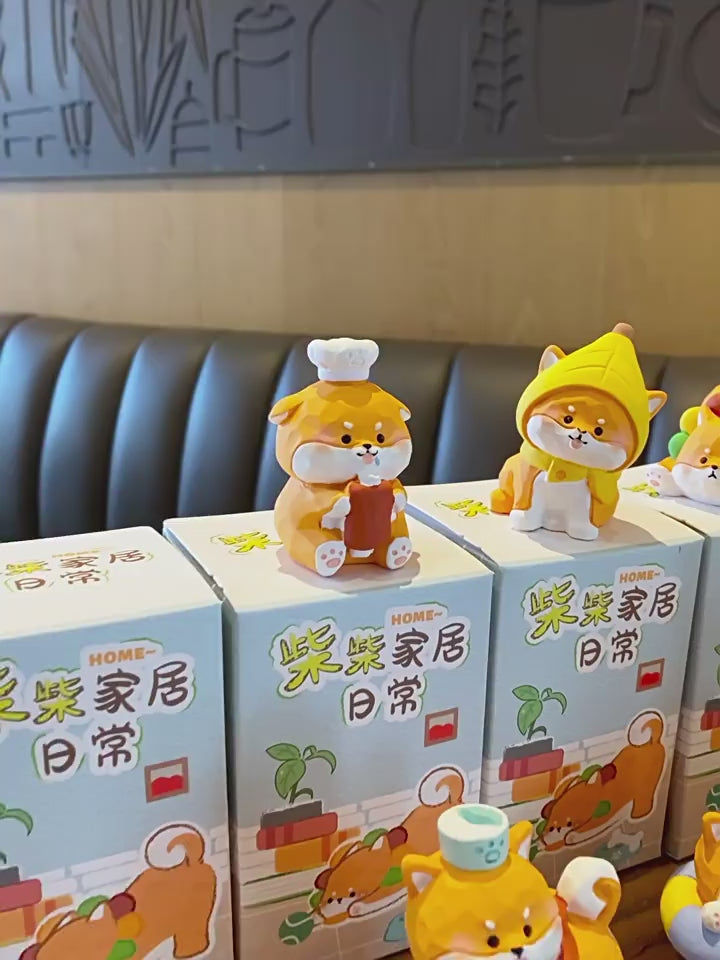 Shiba Inu Blind Box – "Shiba Home Life" Mini Figure Series, Cute Dog Desk Decor (1 Box / Full Set)