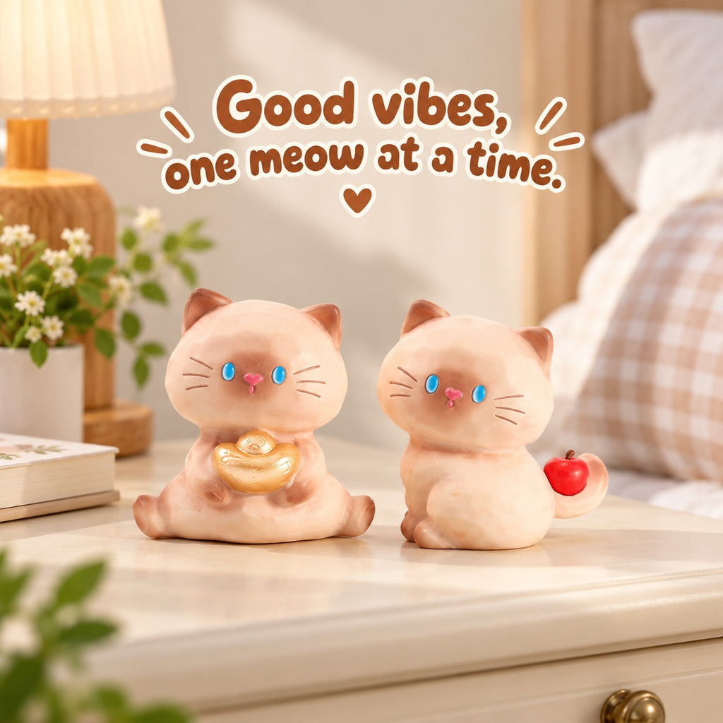 Little Bean Cats – Positive Energy Blind Box, 12 Designs + Secret (1 Box / Full Set)