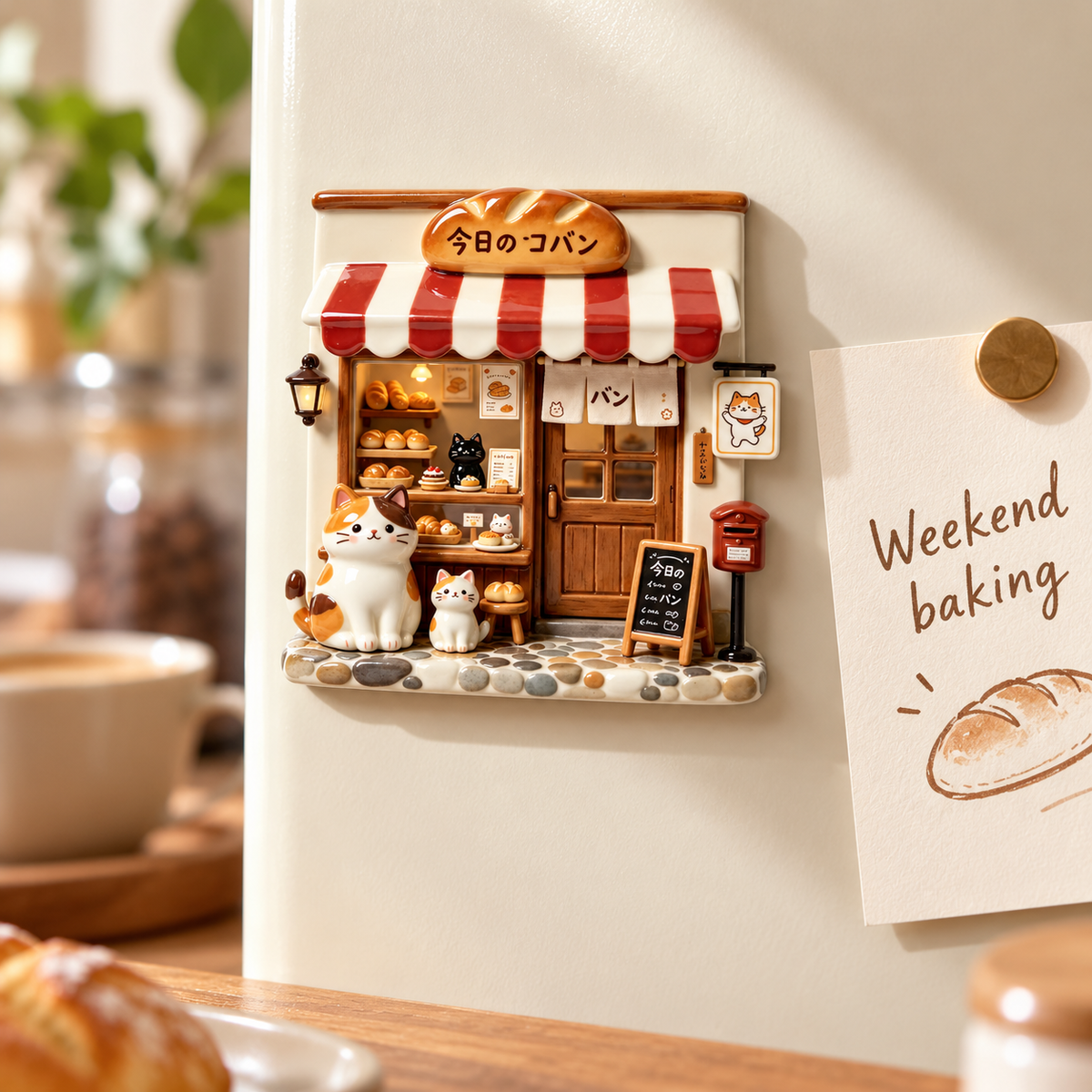 Cat Bakery – Miniature Fridge Magnet