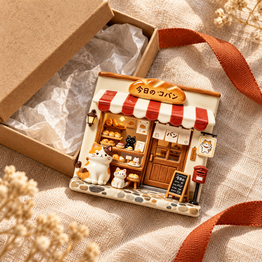 Cat Bakery – Miniature Fridge Magnet